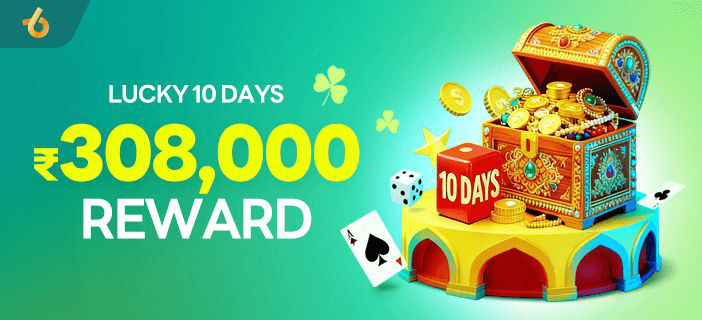6 Club Lucky 10 Days Reward Event – Participate daily and earn special bonuses.