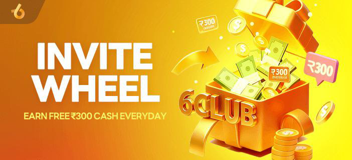 6 Club Invite Wheel – Invite Friends and Earn Bonus Rewards